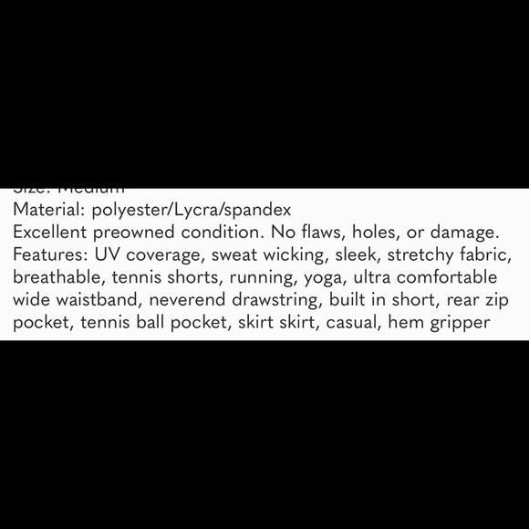 - Athleta tennis running skirt - Picture 12 of 13